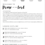 Praise Ye the Lord VBS curriculum lesson sample