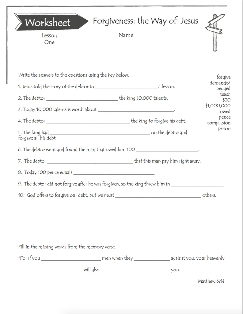 Way of Jesus VBS curriculum lesson sample