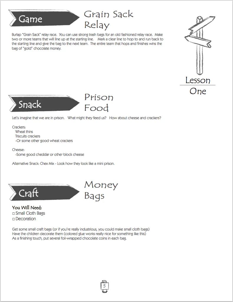 Way of Jesus VBS curriculum lesson sample